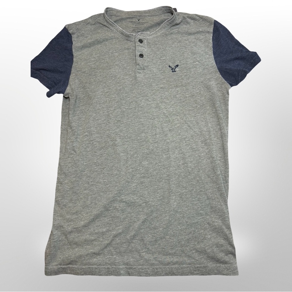 Men’s Vintage American Eagle Y2K Henley – XS